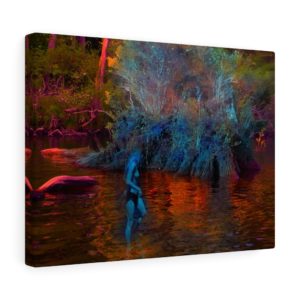 "Enchanted Island" 24"x18" Canvas Print