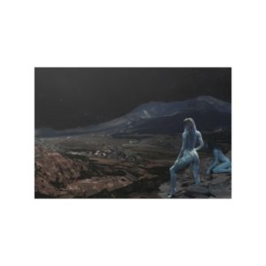 "Night Sky Valley" Poster