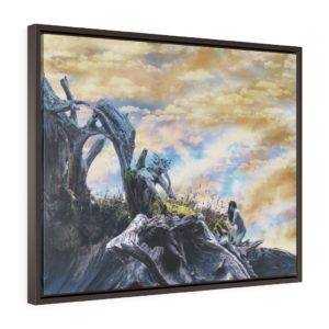"Magic Herb Harvest" Framed Canvas Print